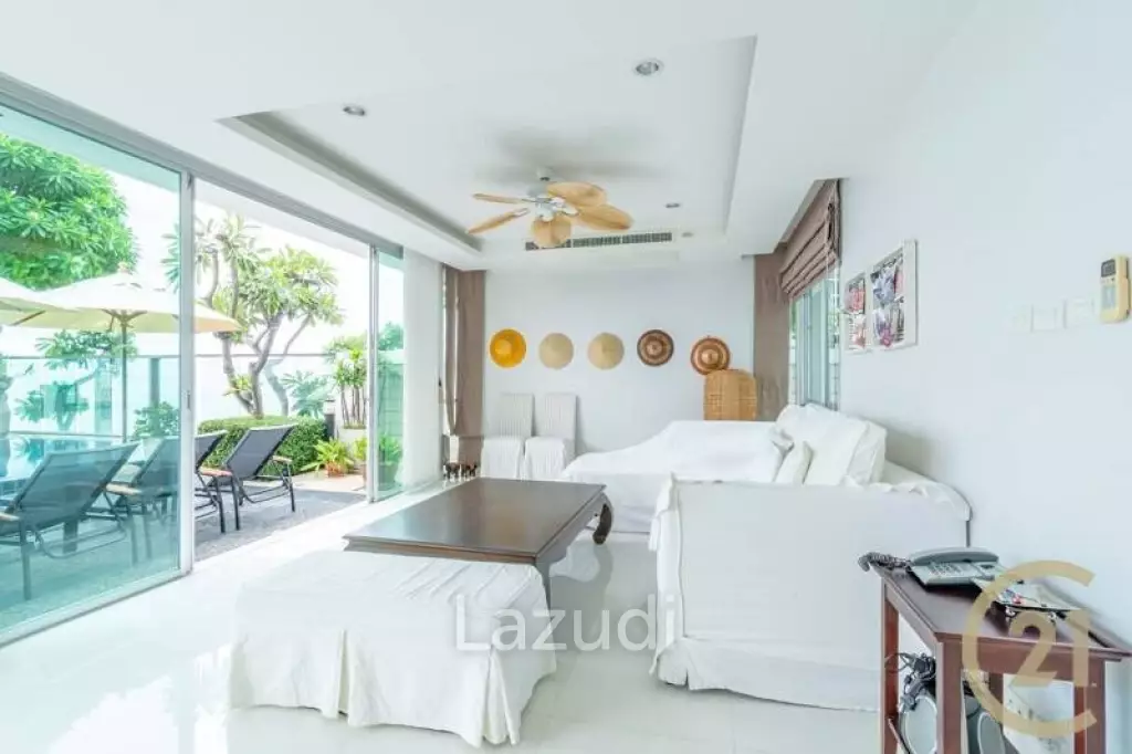 VIMANLAY : Beachfront Luxury 3 Bed Pool Villa For Sale.