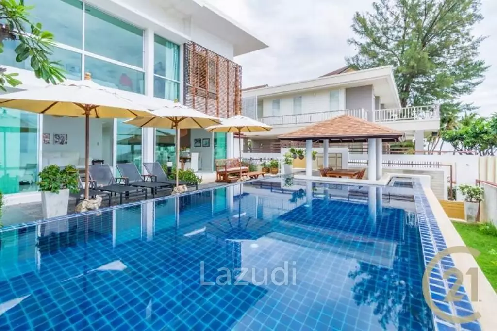 VIMANLAY : Beachfront Luxury 3 Bed Pool Villa For Sale.