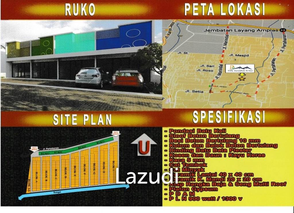Rumah Dijual di Patumbak Deli Serdang Dekat RS Sembiring Deli Serdang, SMP Negeri 1 Patumbak, Deli Tua, Amplas