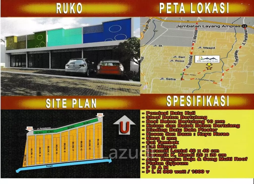 Rumah Dijual di Patumbak Deli Serdang Dekat RS Sembiring Deli Serdang, SMP Negeri 1 Patumbak, Deli Tua, Amplas