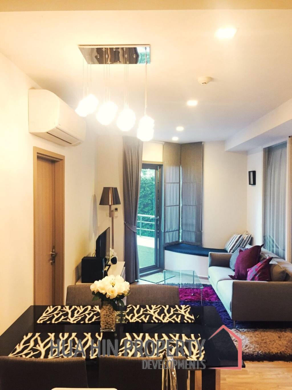 BAAN SAN NGAM : 2 Bed Beachfront Condo for sale