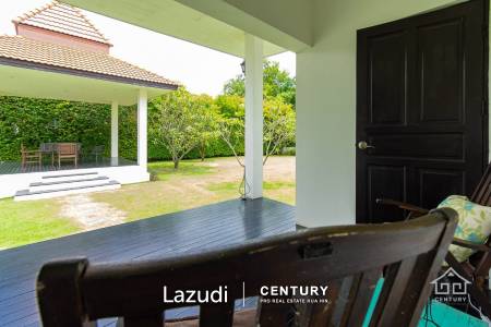 PALM HILLS : 2 Storey house with 6 Bed Bali Style  in big land plot