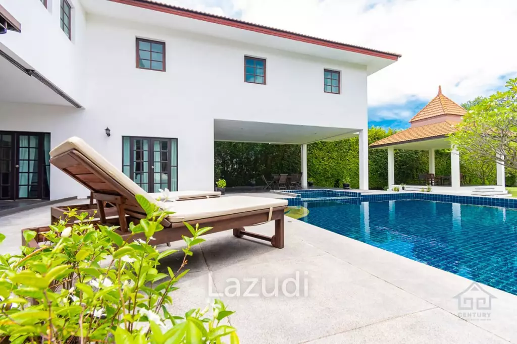 PALM HILLS : 2 Storey house with 6 Bed Bali Style  in big land plot