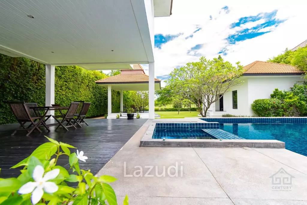 PALM HILLS : 2 Storey house with 6 Bed Bali Style  in big land plot