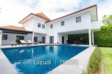 PALM HILLS : 2 Storey house with 6 Bed Bali Style  in big land plot