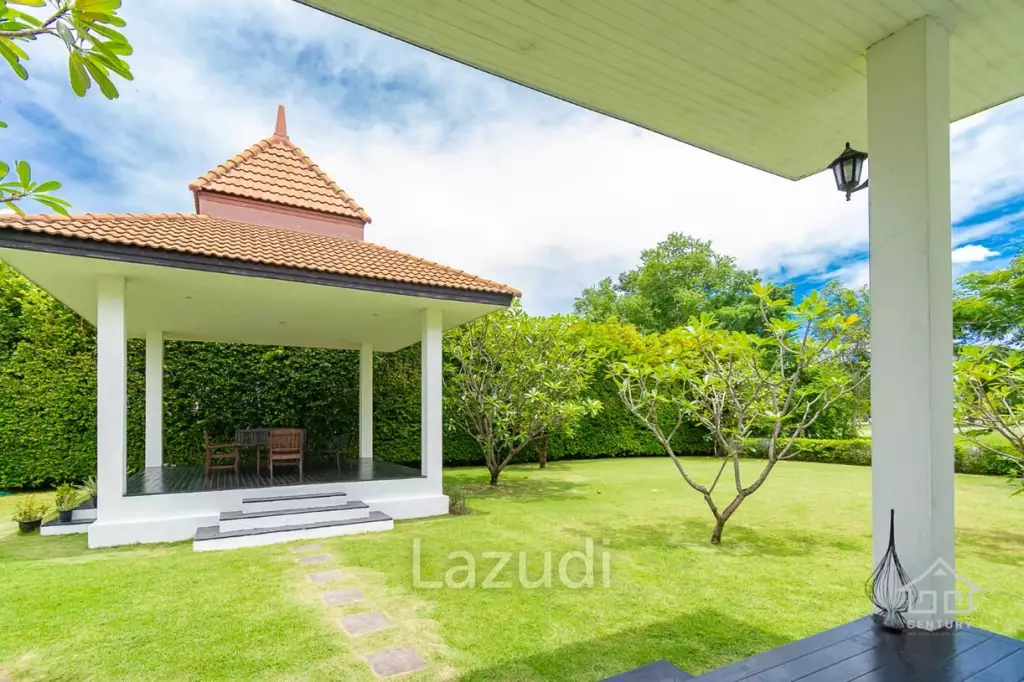 PALM HILLS : 2 Storey house with 6 Bed Bali Style  in big land plot