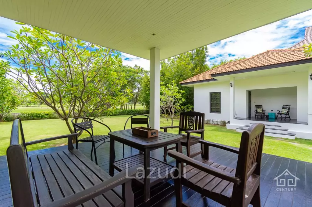 PALM HILLS : 2 Storey house with 6 Bed Bali Style  in big land plot