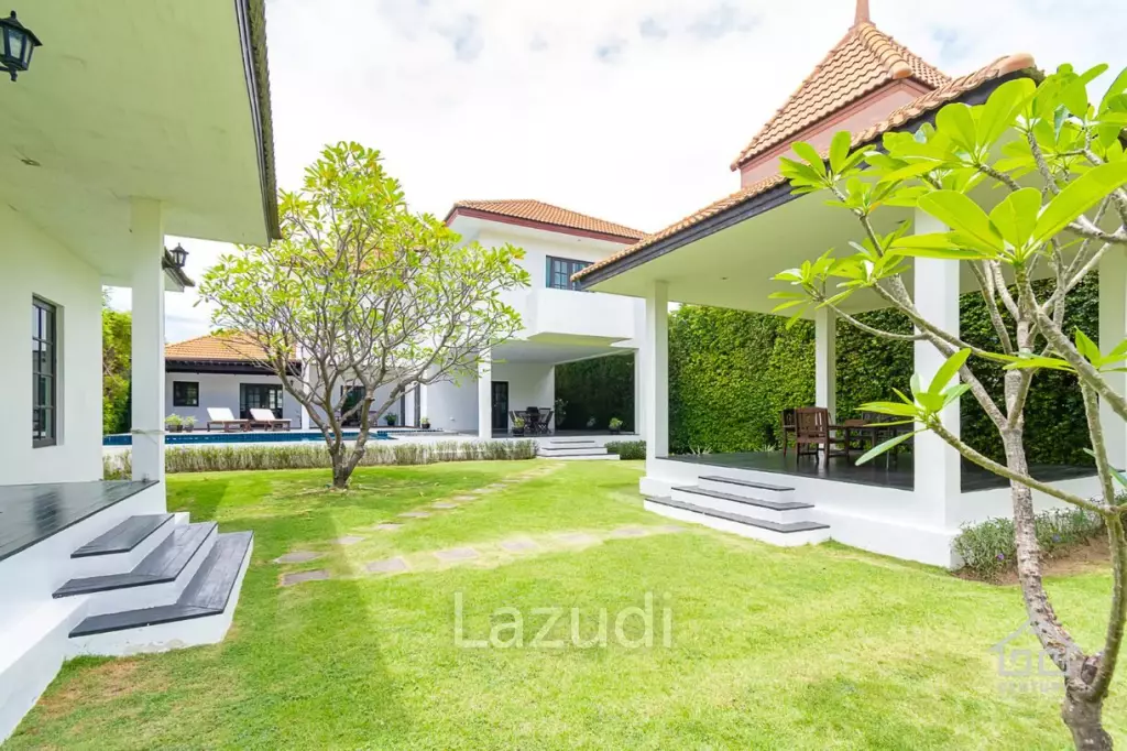 PALM HILLS : 2 Storey house with 6 Bed Bali Style  in big land plot
