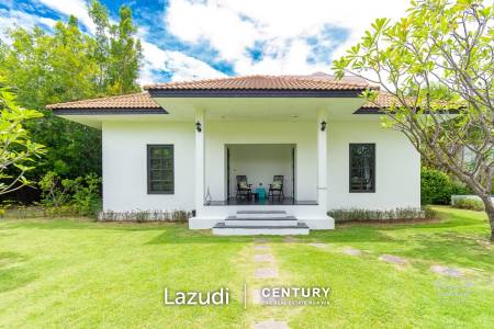 PALM HILLS : 2 Storey house with 6 Bed Bali Style  in big land plot