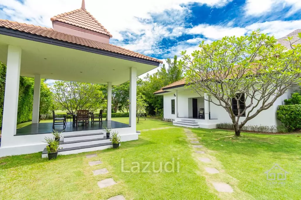 PALM HILLS : 2 Storey house with 6 Bed Bali Style  in big land plot