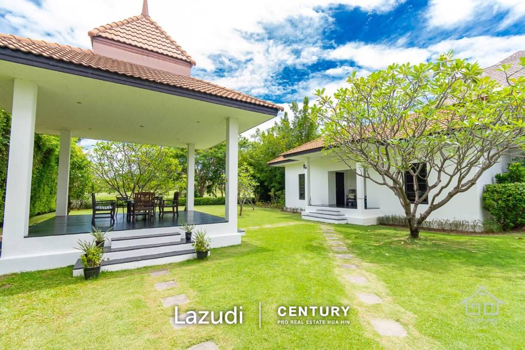 PALM HILLS : 2 Storey house with 6 Bed Bali Style  in big land plot