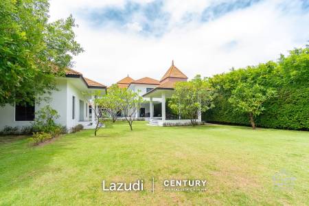 PALM HILLS : 2 Storey house with 6 Bed Bali Style  in big land plot