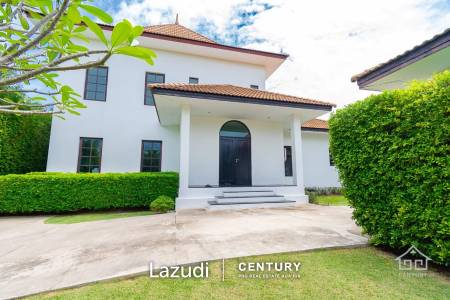 PALM HILLS : 2 Storey house with 6 Bed Bali Style  in big land plot