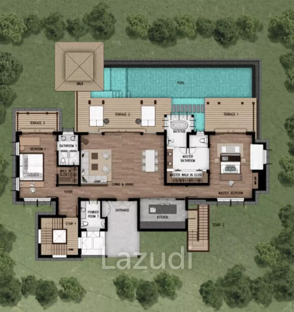 4 Bed Pool Villa Amatara Residences Rayong