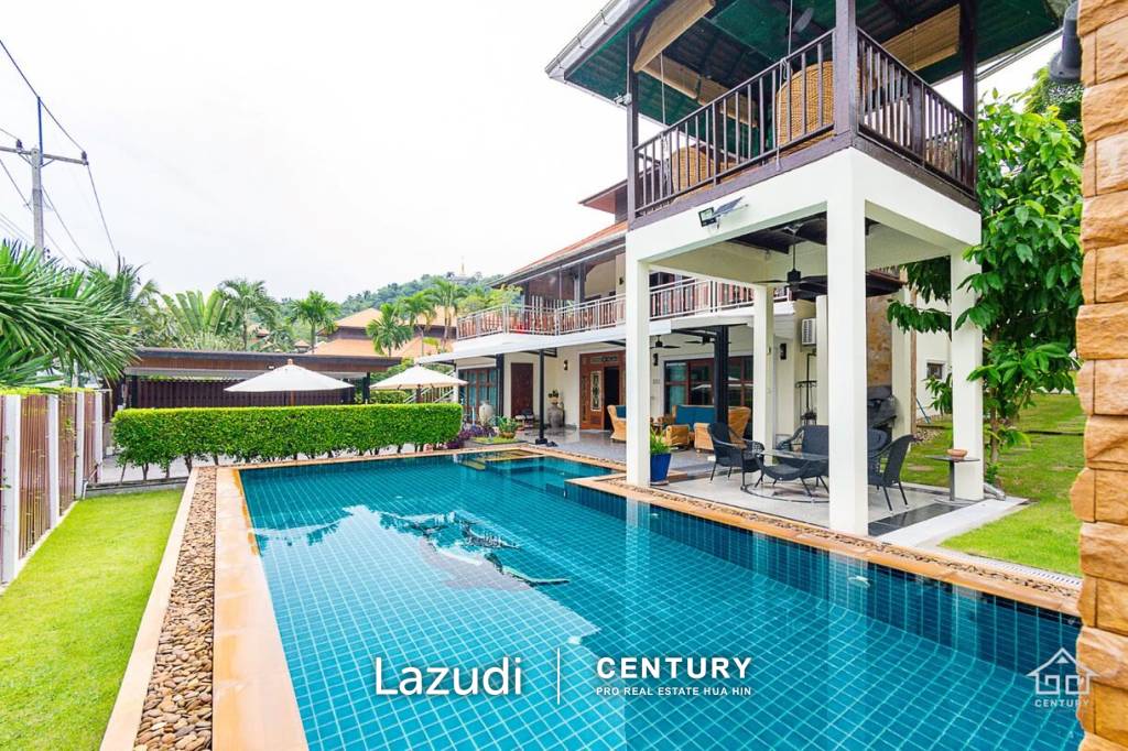 WHITE LOTUS 1 : Luxurious 2 Storey villa with 5 Bed near town