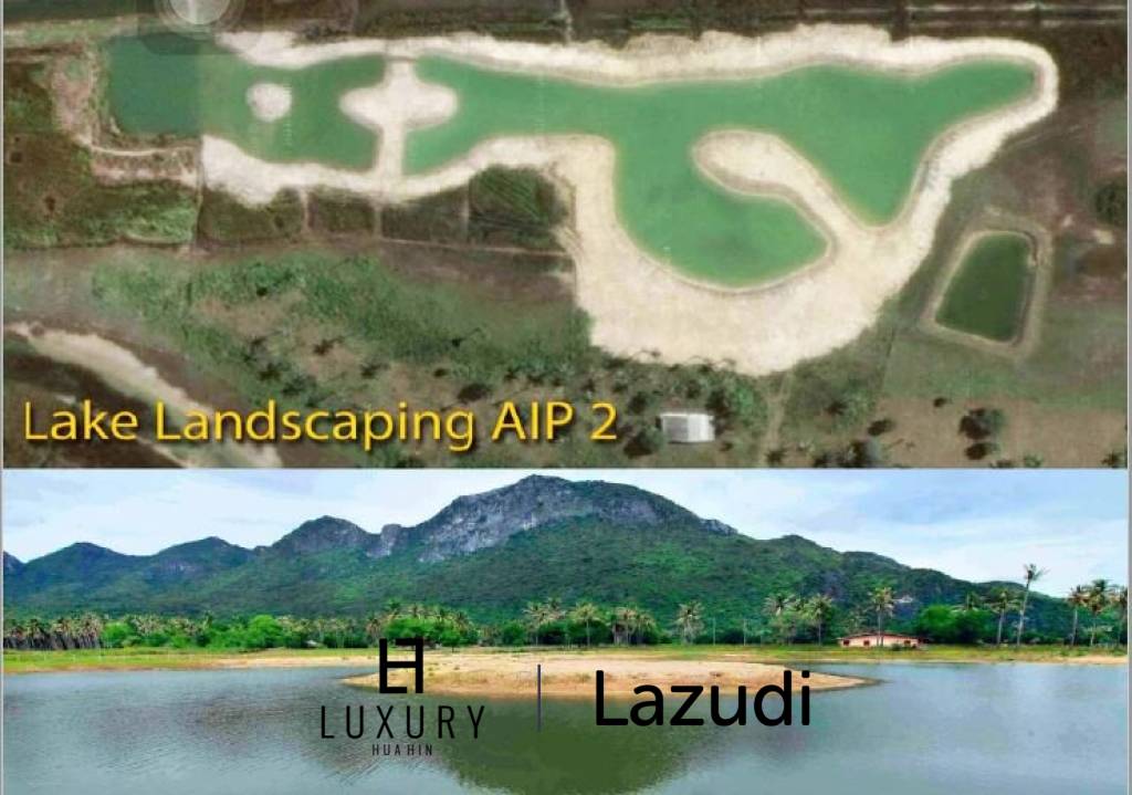 25 rai beautifully landscaped land by Dolphin Bay