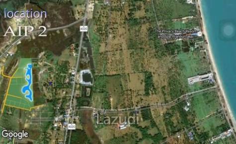 25 rai beautifully landscaped land by Dolphin Bay
