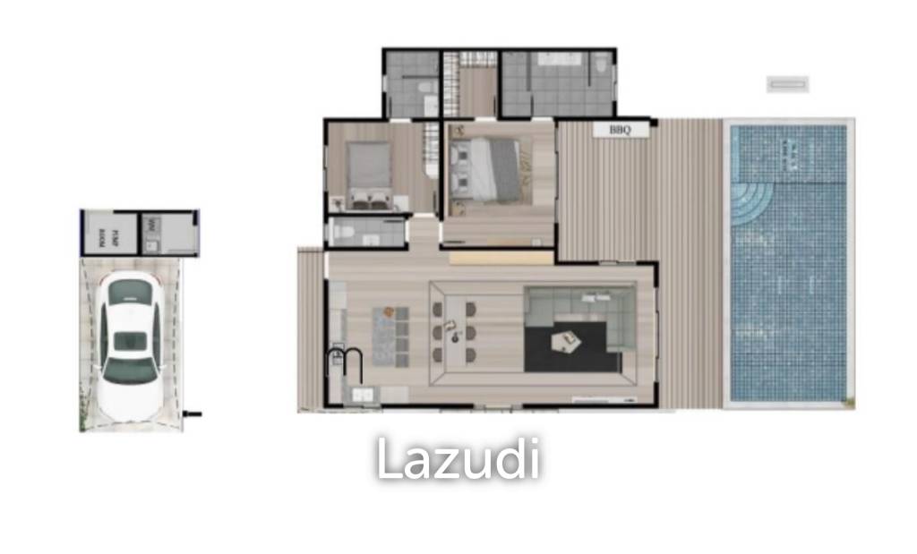 2 Bed 3 Bath 231.76 SQ.M. Moda Harmony