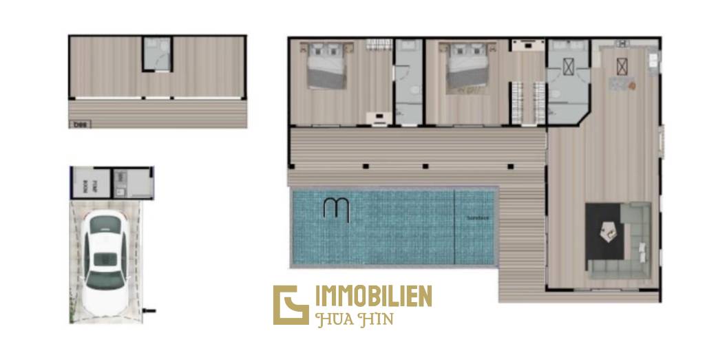 4 ห้องนอน 3 ห้องน้ำ 167 ตร.ม โมดา ฮาโมนี่