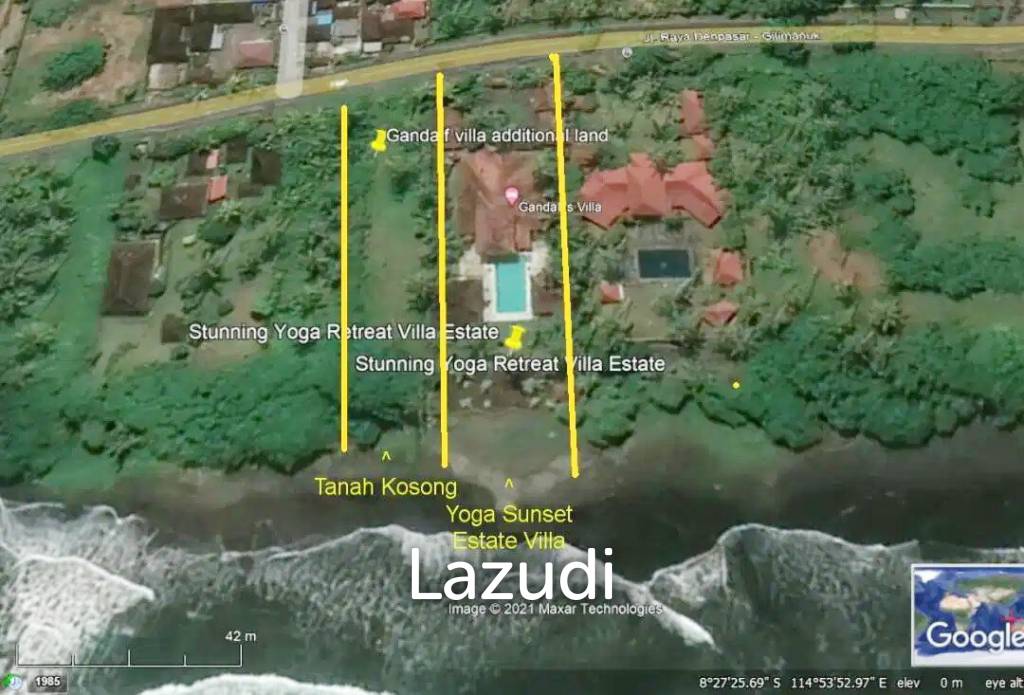 Stunning Bali Yoga Retreat Sunset Estate Beach Front Balian Bali