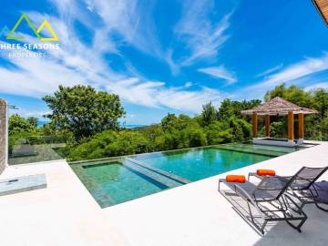 Amazing 4 bed sea view villa in Bophut Ko Samui