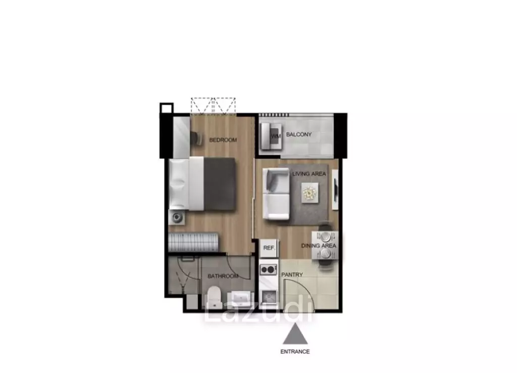 1 Bed 30.04 SQ.M The Rich Sathorn - Taksin