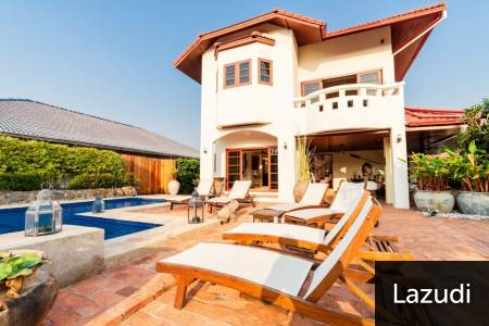 Grand 2 Storey 6 Bed Pool Villa in Hua Hin Town Centre