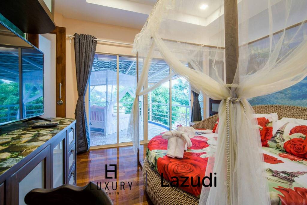 Two Storey 4 Bedroom Thai Style Pool Villa For Sale In Soi 88