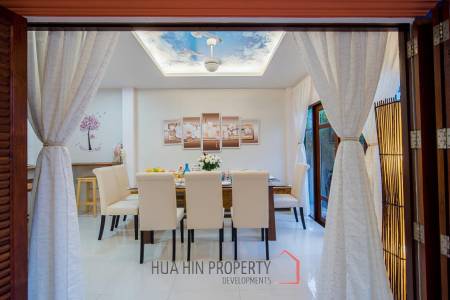 Two Storey 4 Bedroom Thai Style Pool Villa For Sale In Soi 88