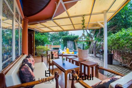 Two Storey 4 Bedroom Thai Style Pool Villa For Sale In Soi 88