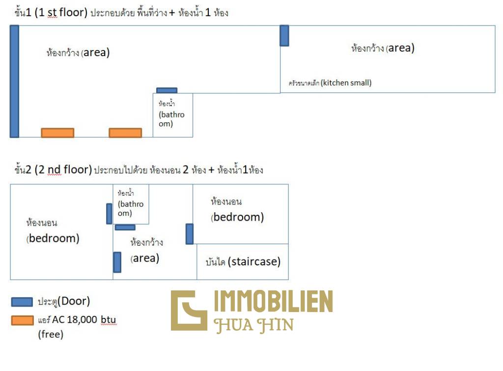 ขายอาคารพาณิชย์ - ใกล้ตลาดเก่าปราณบุรี