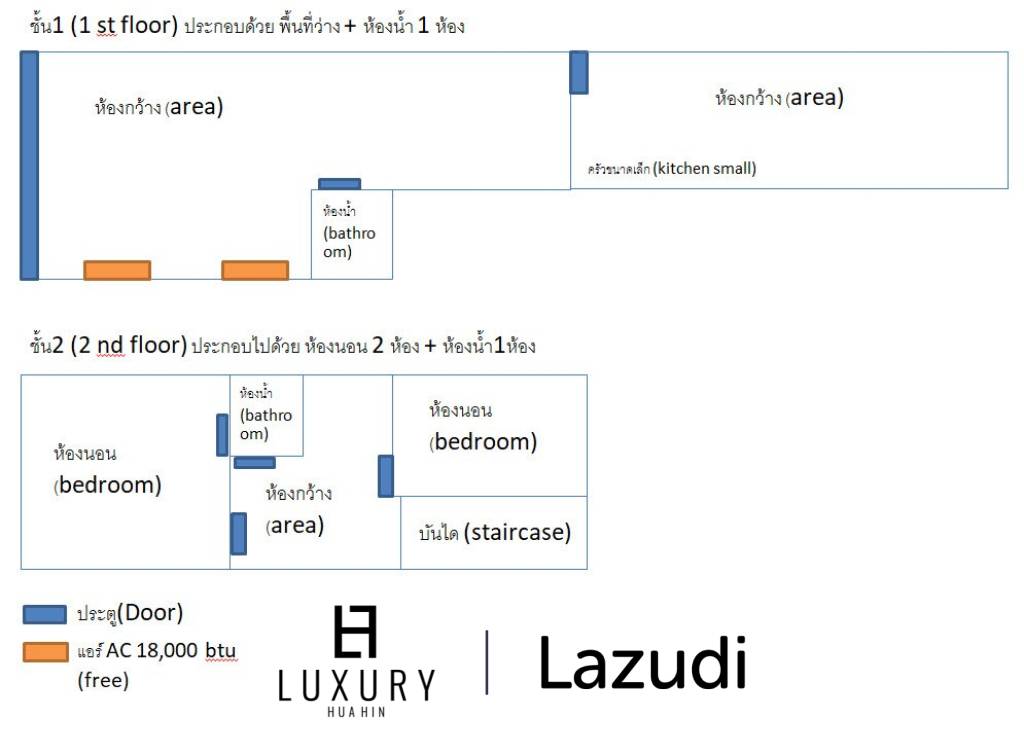 ขายอาคารพาณิชย์ - ใกล้ตลาดเก่าปราณบุรี