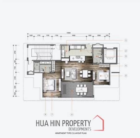 2 Bed 2 Bath 117 SQ.M  Sansara Hua Hin