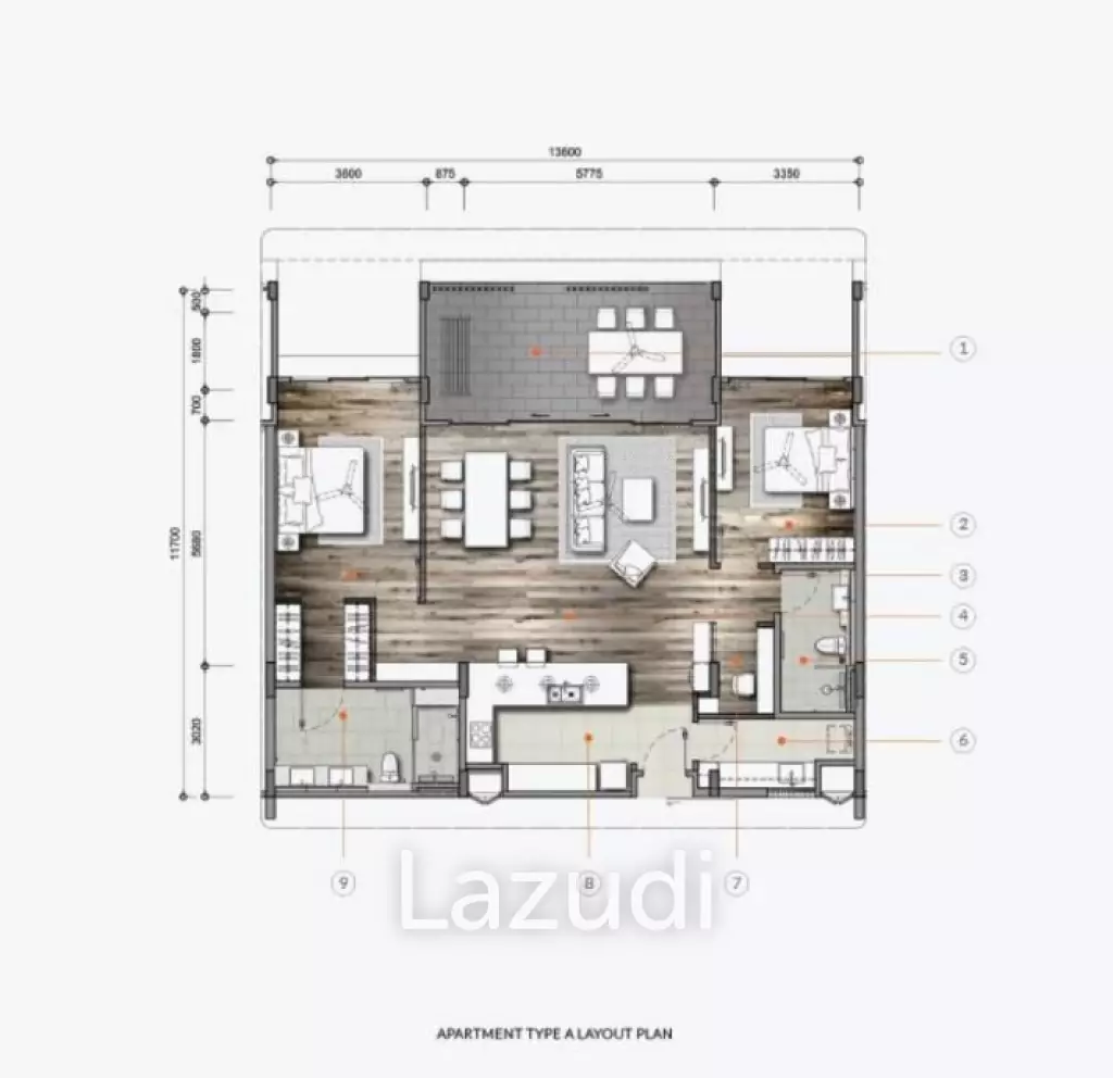 2 Bed 2 Bath 143 SQ.M at Sansara Hua Hin