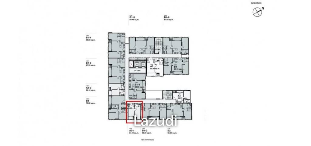 1 Bed 34Sqm. Maestro 01 Sathorn -Yenakat
