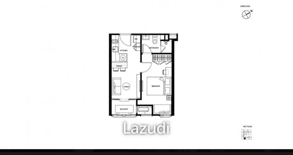 1 Bed 34Sqm. Maestro 01 Sathorn -Yenakat