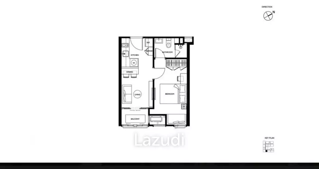 1 Bed 34Sqm. Maestro 01 Sathorn -Yenakat