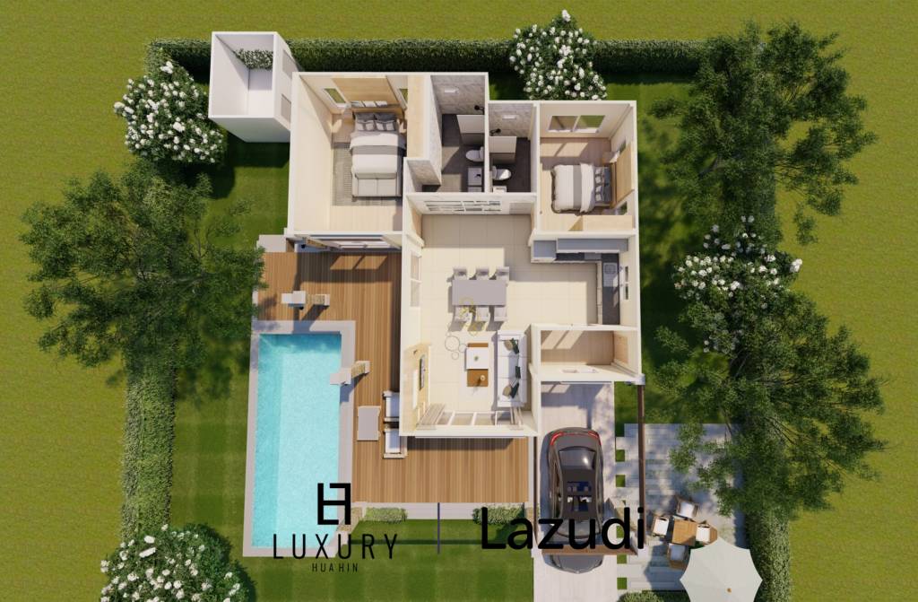 2 Bed Type A Plot 50 at Hua Hin Grand Hills 2