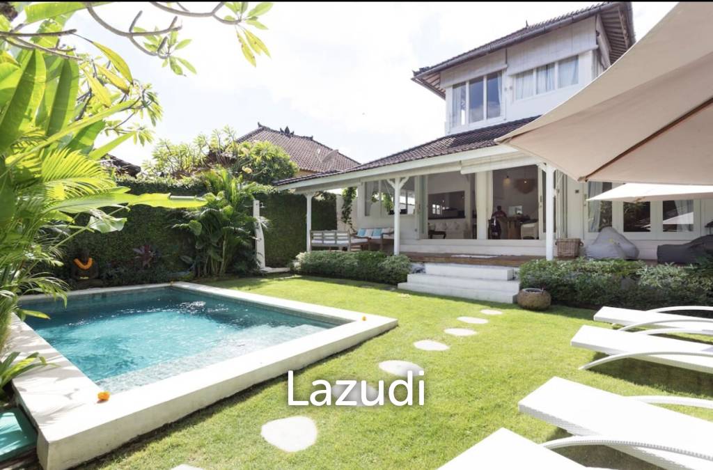 Colonial Investment villa in Petitenget 3 bedrooms Semi Furnished