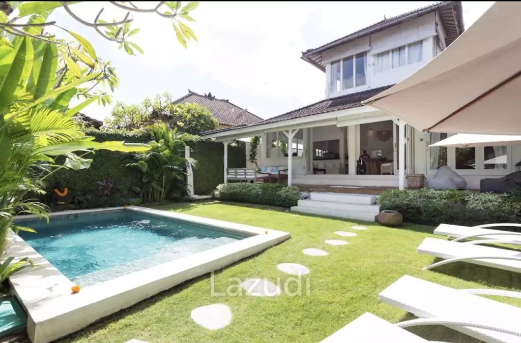 Colonial Investment villa in Petitenget 3 bedrooms Semi Furnished
