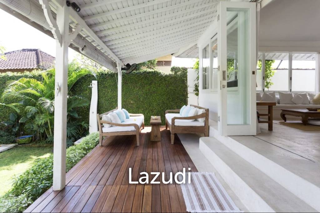 Colonial Investment villa in Petitenget 3 bedrooms Semi Furnished