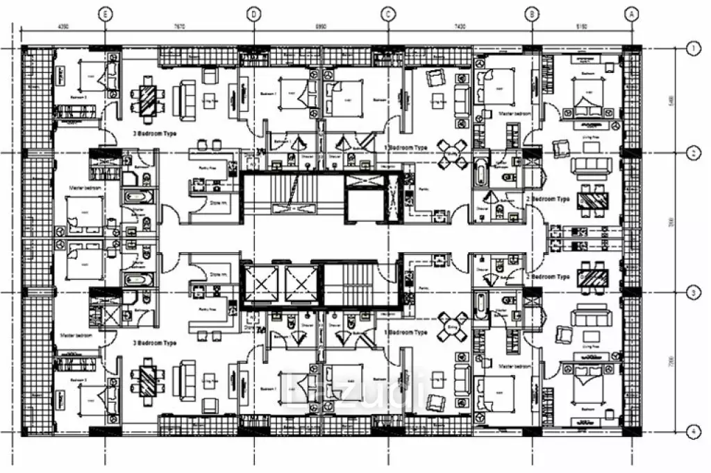1 Bed 1 Bath 80 SQ.M. Renova Residence Chidlom