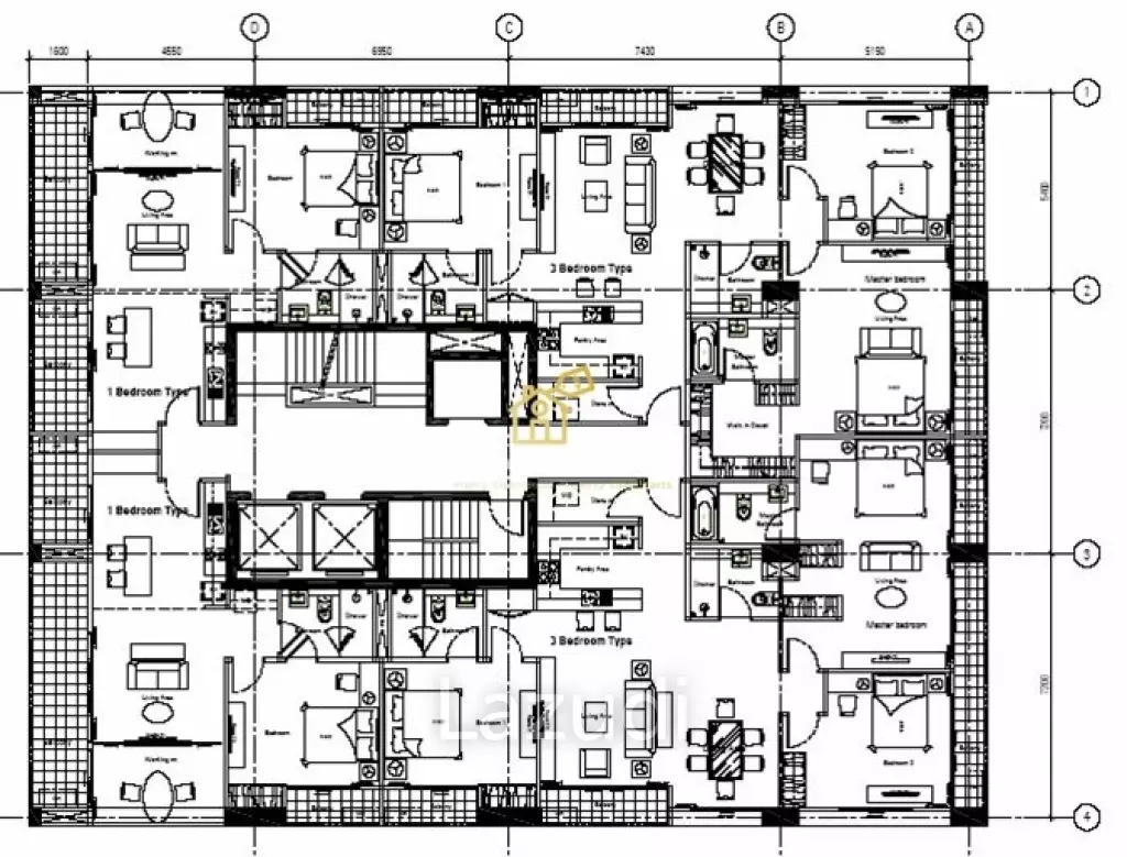 1 Bed 1 Bath 80 SQ.M. Renova Residence Chidlom
