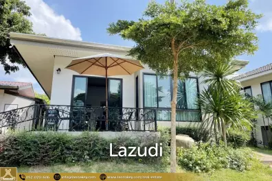 บ้านชั้นเดียวให้เช่า 1 ห้องนอนพร้อมกับธรรมชาติ
