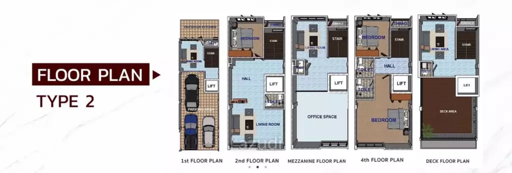 4 Bed 6 Bath 387 SQ.M Home Office at Hallmark Elegant