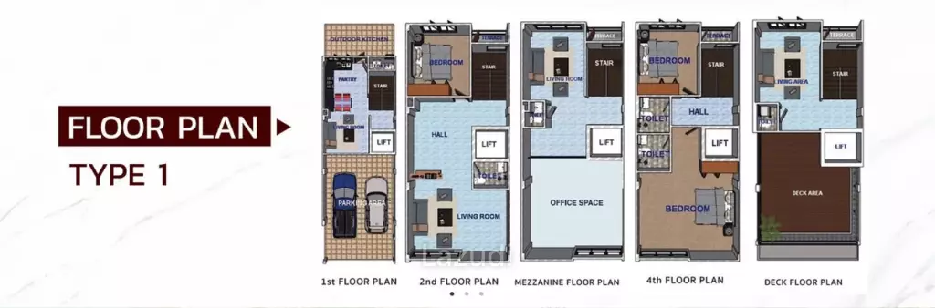4 Bed 6 Bath 402 SQ.M Home Office at Hallmark Elegant