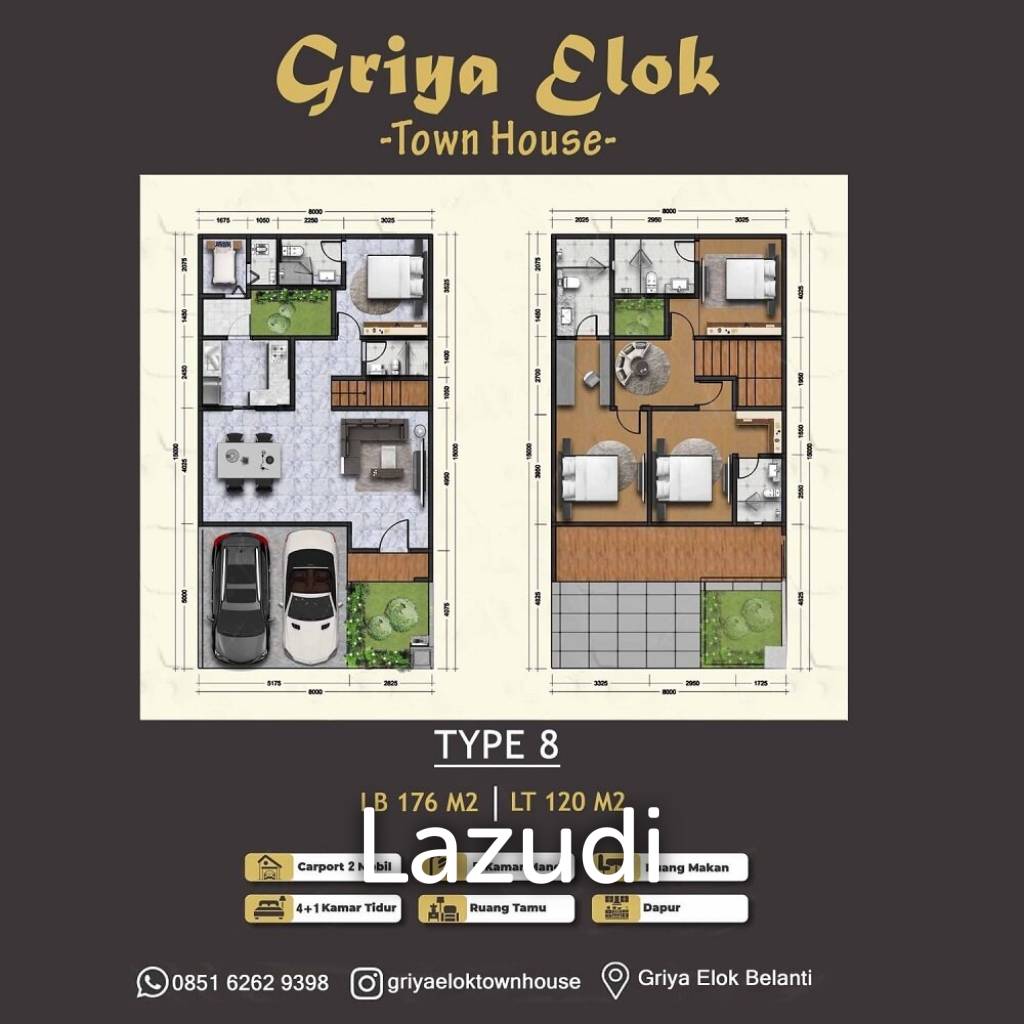 Rumah Dijual di Kota Padang Dekat Transmart Padang, Basko Grand Mall, RS Hermina Padang, Universitas Negeri Padang