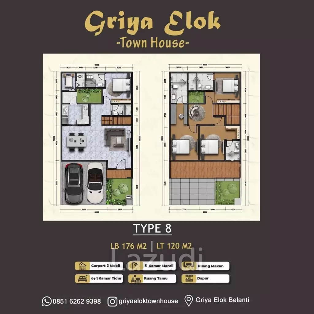 Rumah Dijual di Kota Padang Dekat Transmart Padang, Basko Grand Mall, RS Hermina Padang, Universitas Negeri Padang