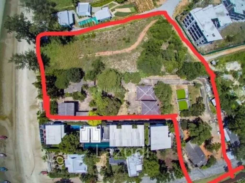 3 Rai Beachfront Land for Sale in Khao Tao