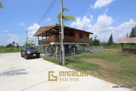 Countryside Thai and Western style house on stilt with open view